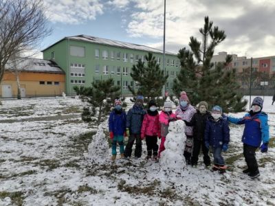 Sněhové radovánky se školní družinou